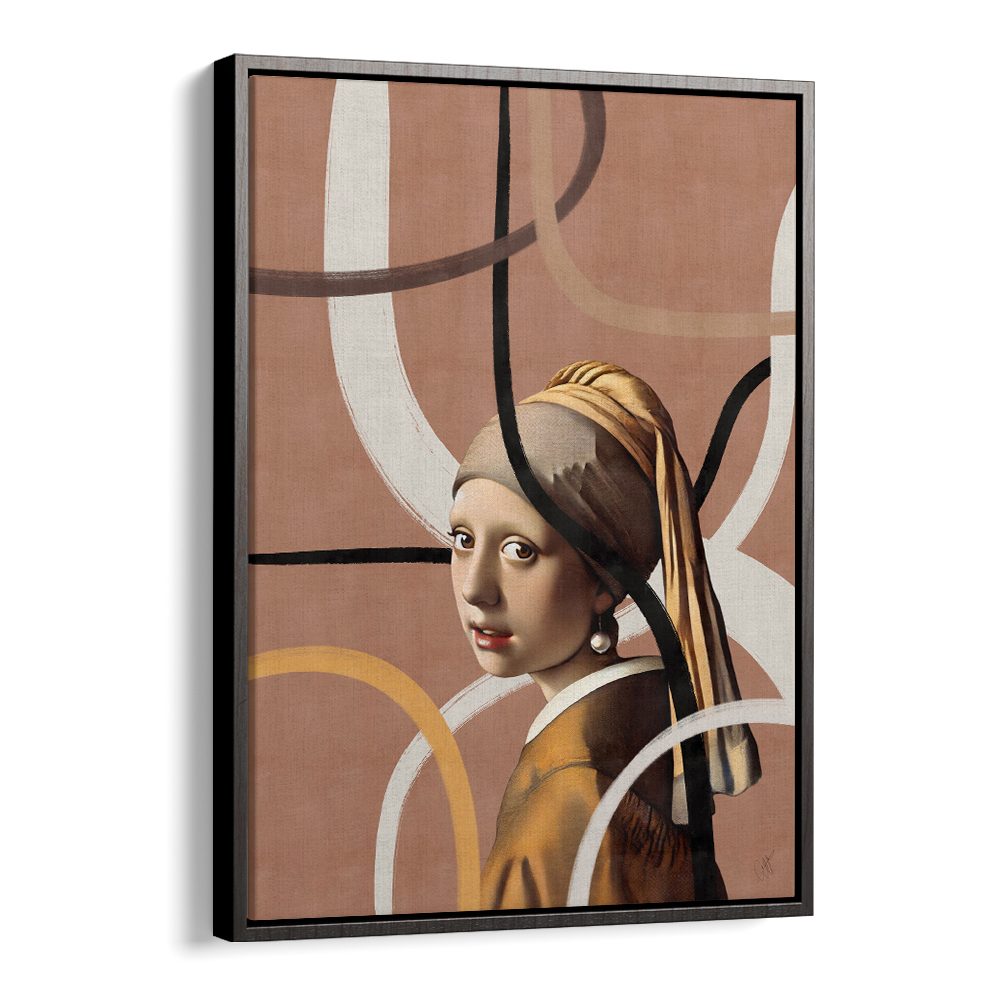 MODERN PEARL EARRING PORTRAIT