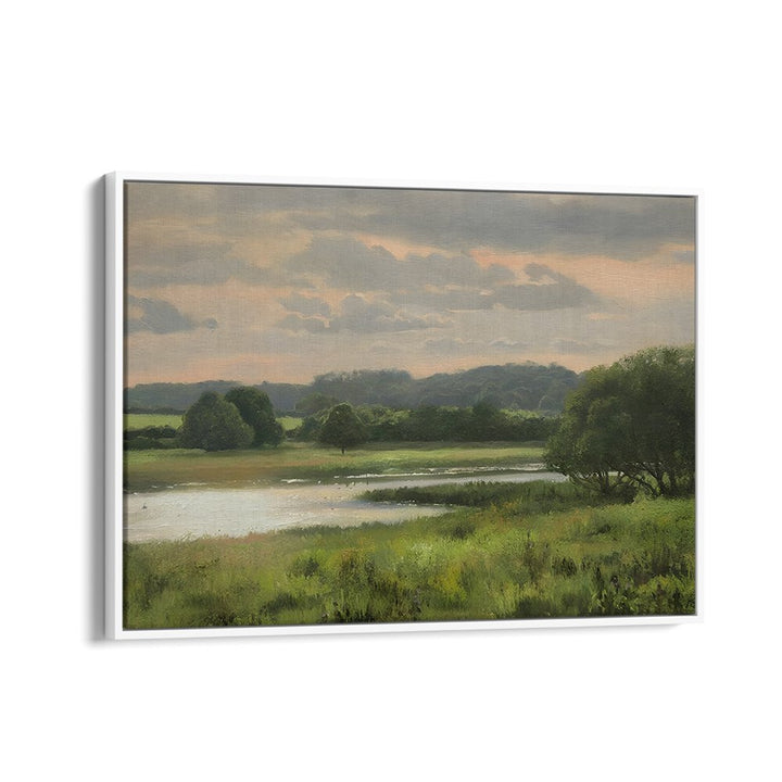 PASTURES BY THE WATER, VINTAGE LANDSCAPE