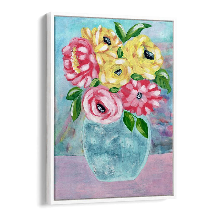 HAPPY BLOOMS IN VASE