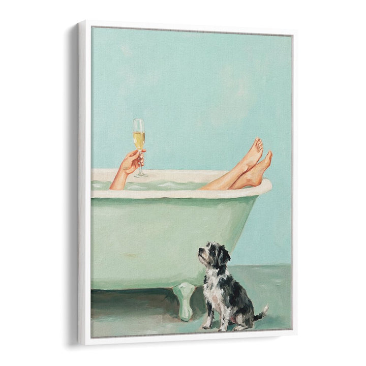 BATH TIME CHAMPAGNE DOG