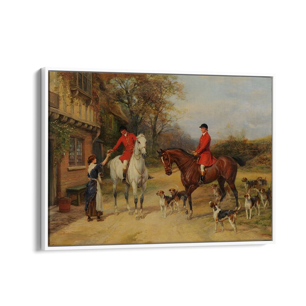 THE HUNTSMEN'S DEPARTURE