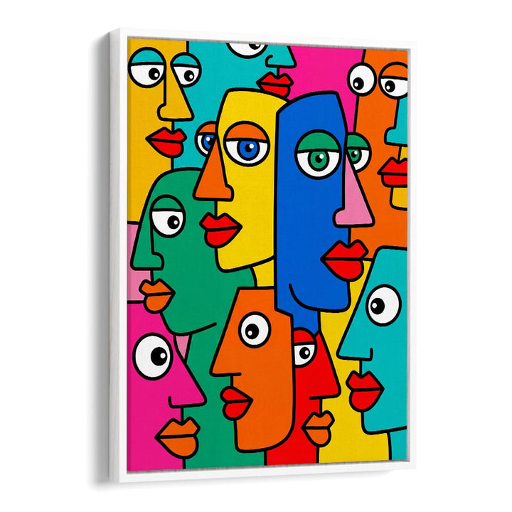 COLORFUL ABSTRACT FACES