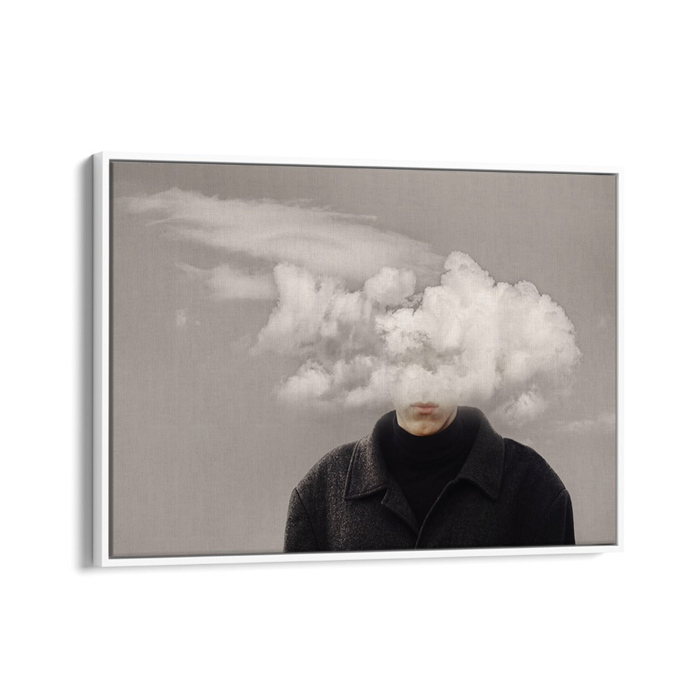MAN'S HEAD IN CLOUDS