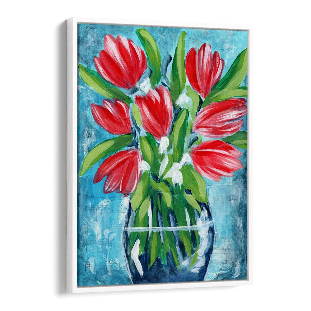 VIBRANT RED TULIPS