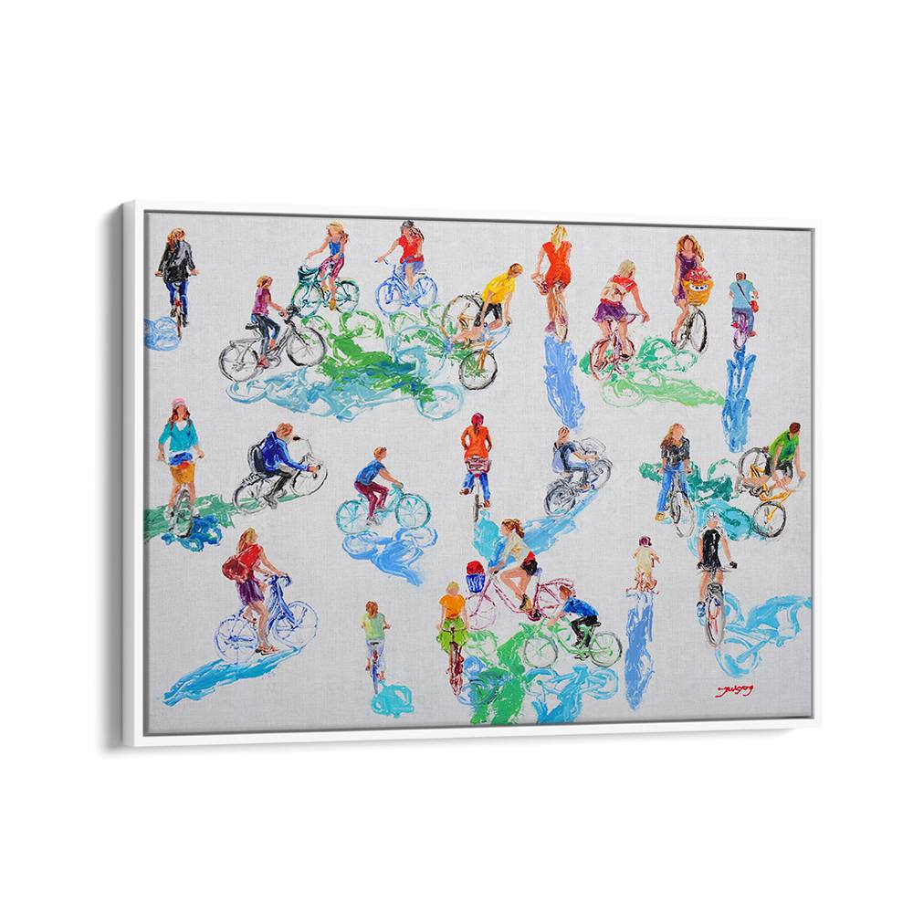 VIBRANT CYCLING SCENE