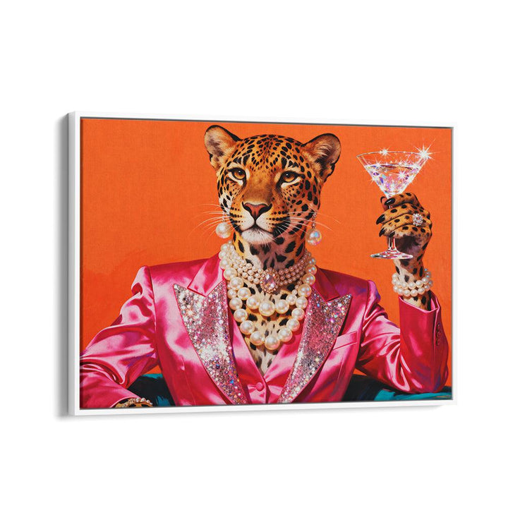 GLAMOROUS PINK LEOPARD MARTINI