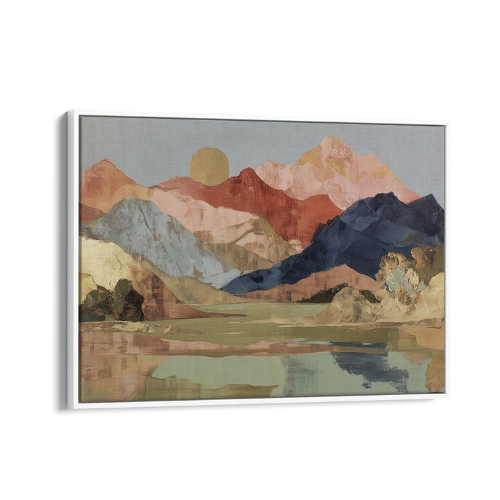MOUNTAIN LAKE MIRROR REFLECTION