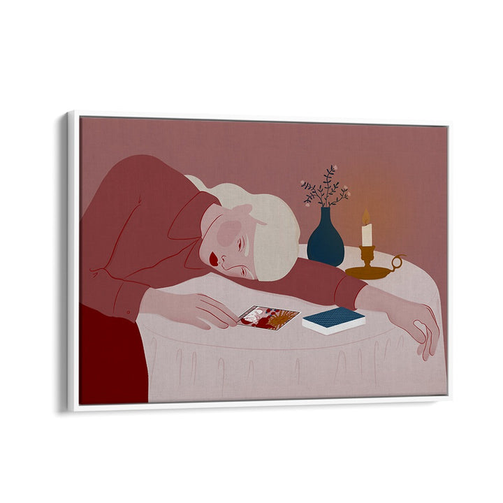 PENSIVE WOMAN CANDLELIGHT