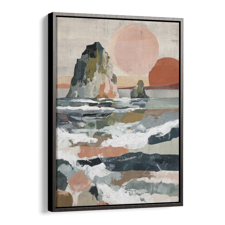 SEA STACK AT SUNSET