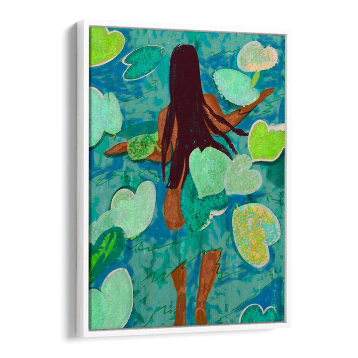 SWIMMING AMONG LILY PADS