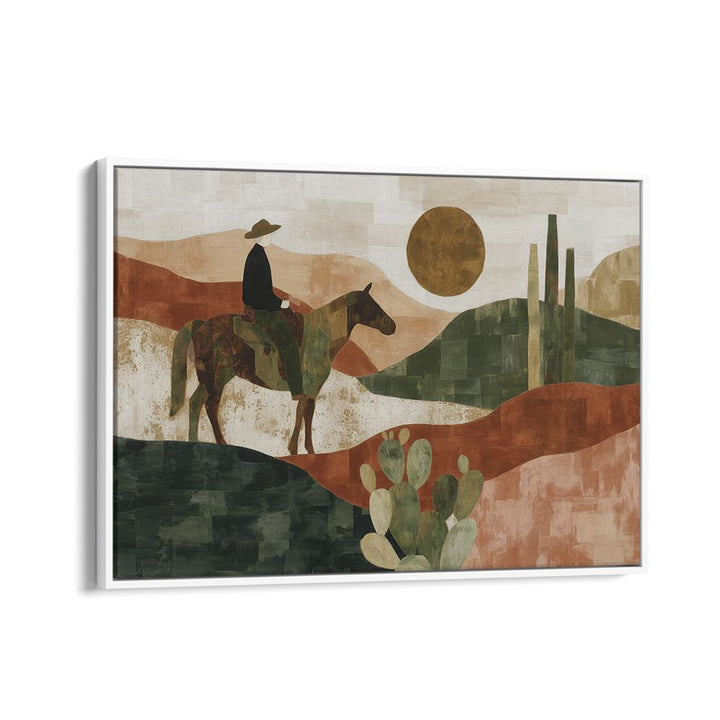 DESERT RIDER AT SUNSET