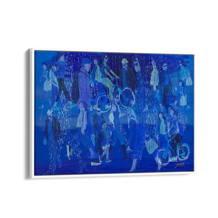 BLUE DIGITAL CROWD