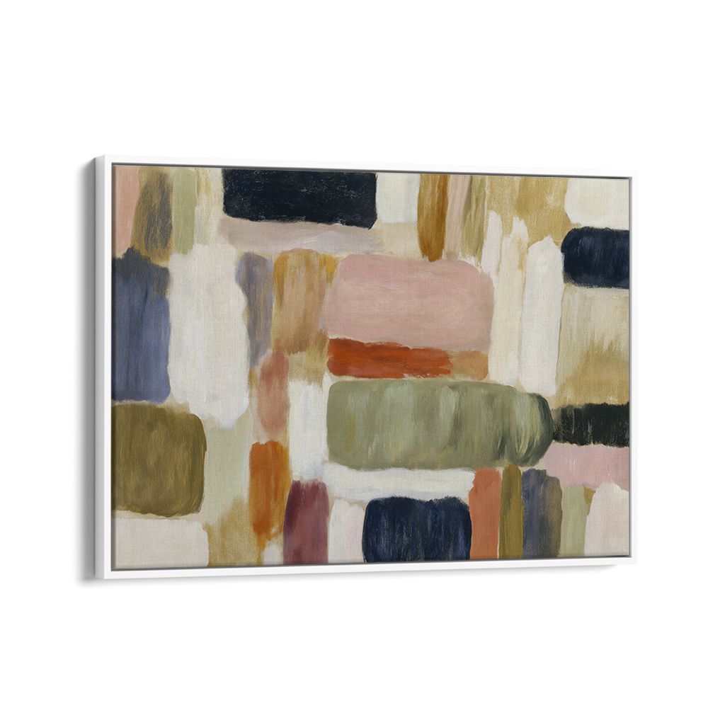 HORIZONTAL BLOCKS IN SAGE AND NAVY