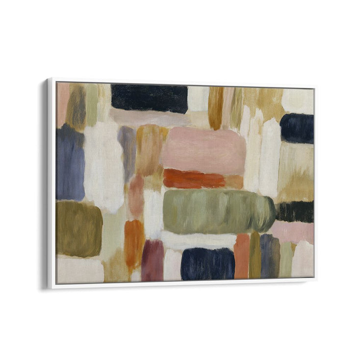 HORIZONTAL BLOCKS IN SAGE AND NAVY