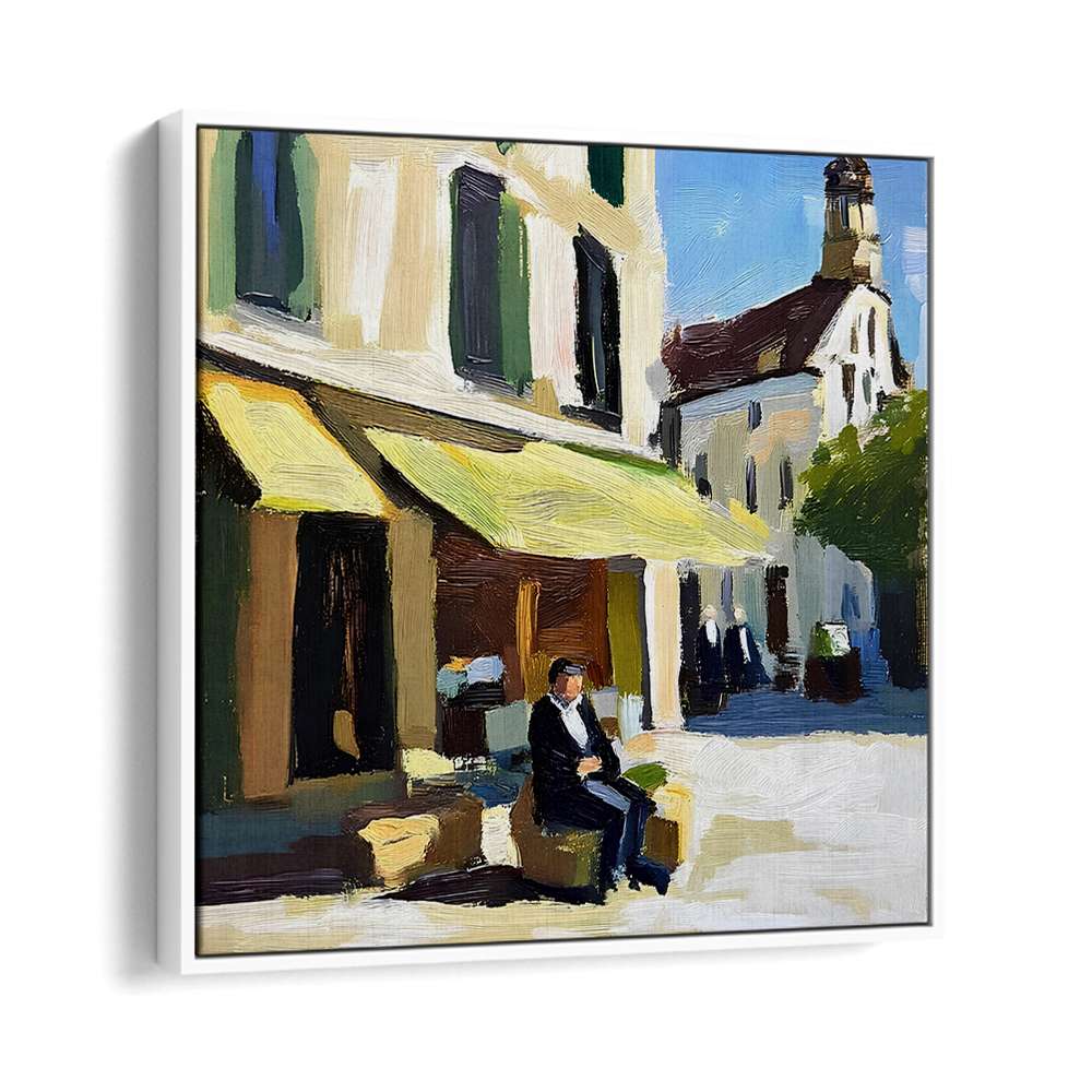 MAN AT SUNNY CAFE