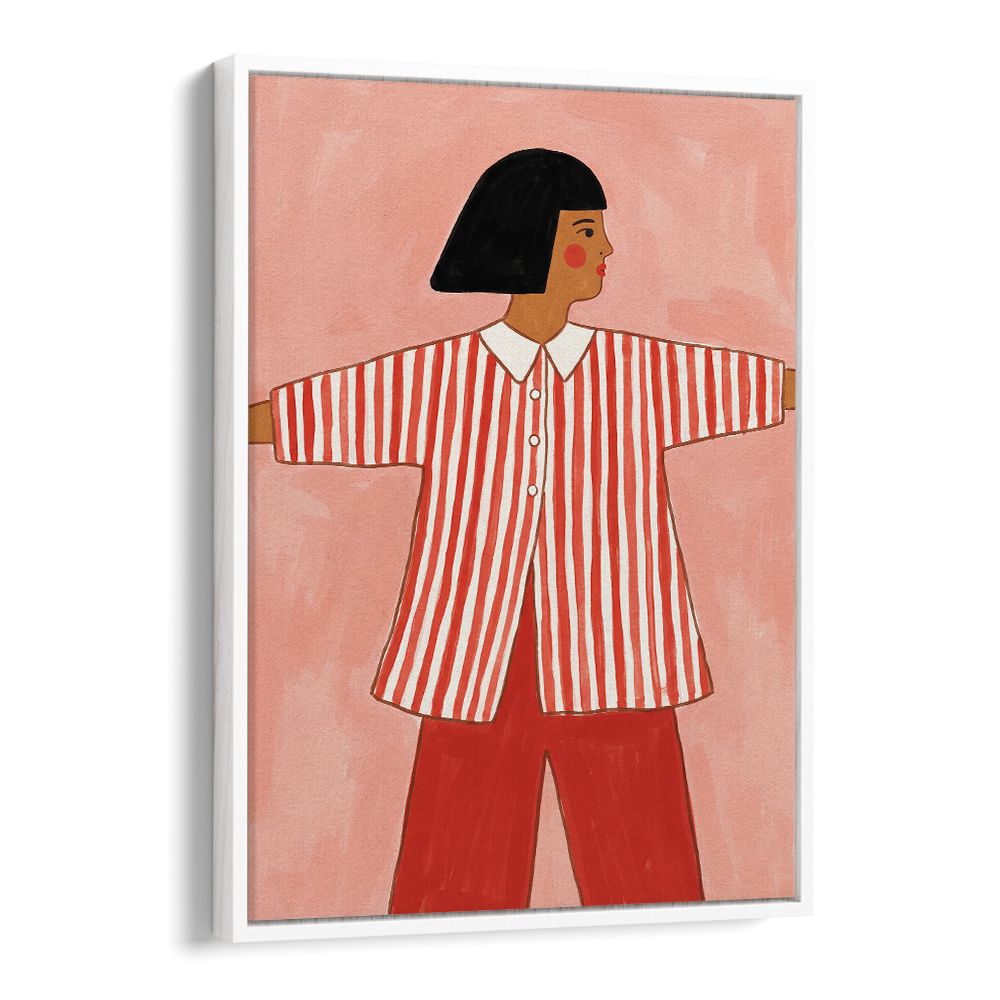 STYLISH STRIPED WOMAN