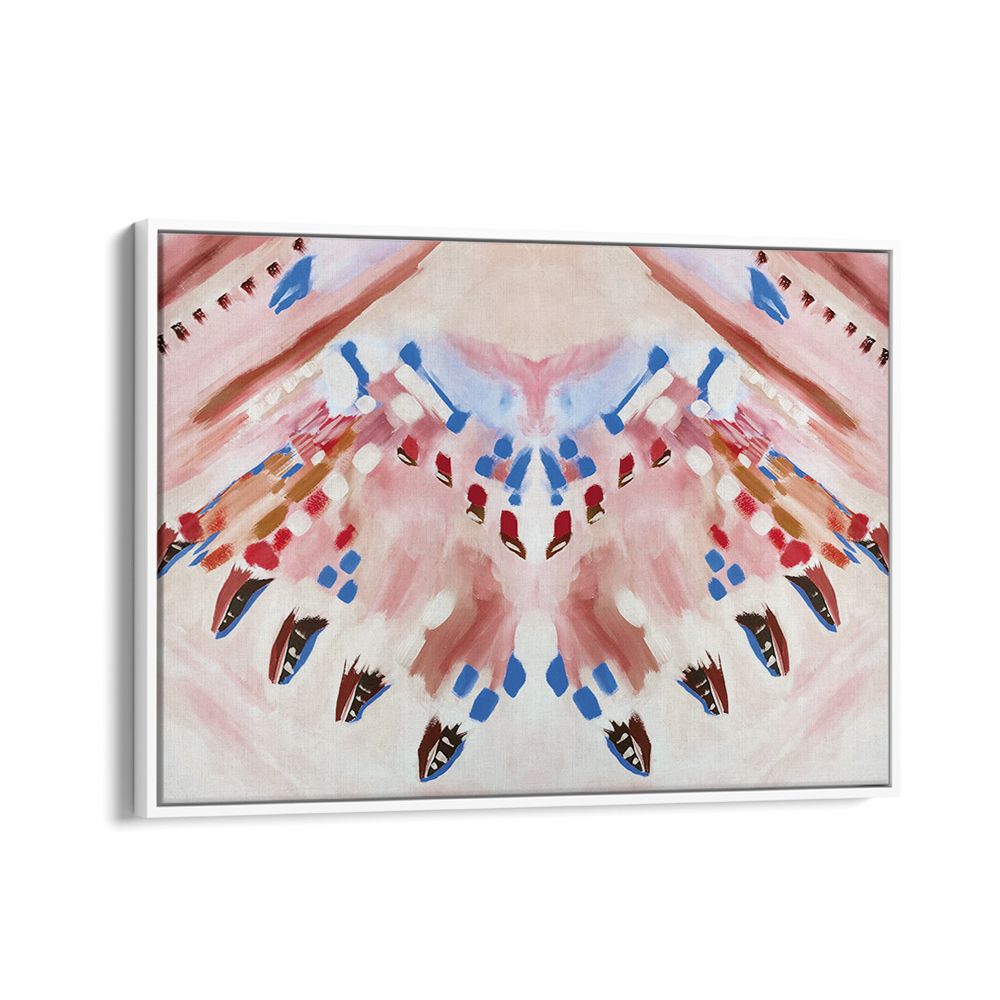 BLUSH BLUE BRUSHSTROKES