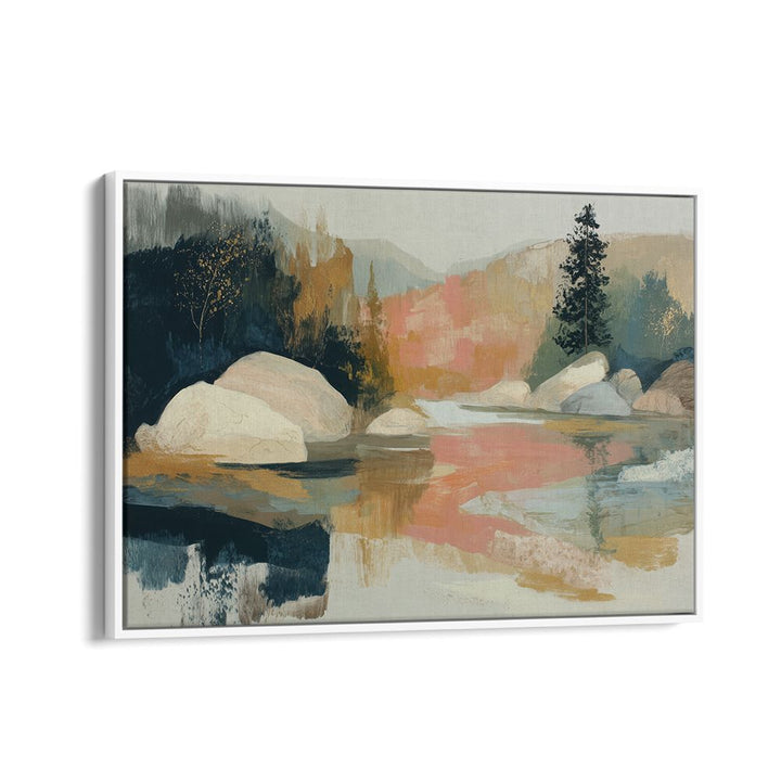 LAKE TAHOE SUNSET WITH GRANITE BOULDERS
