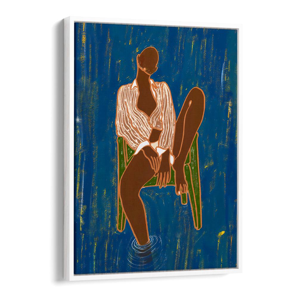 SERENE WOMAN IN WATER