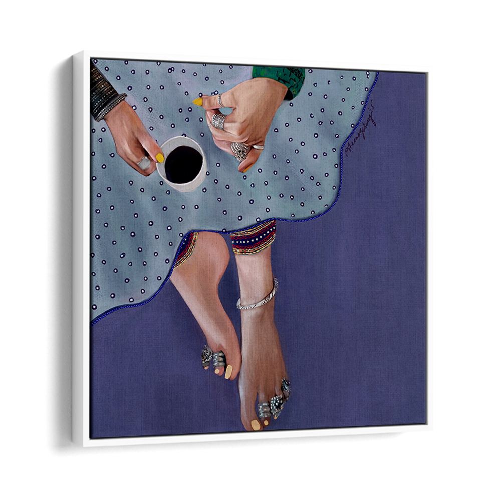 COFFEE WITH ADORNED FEET
