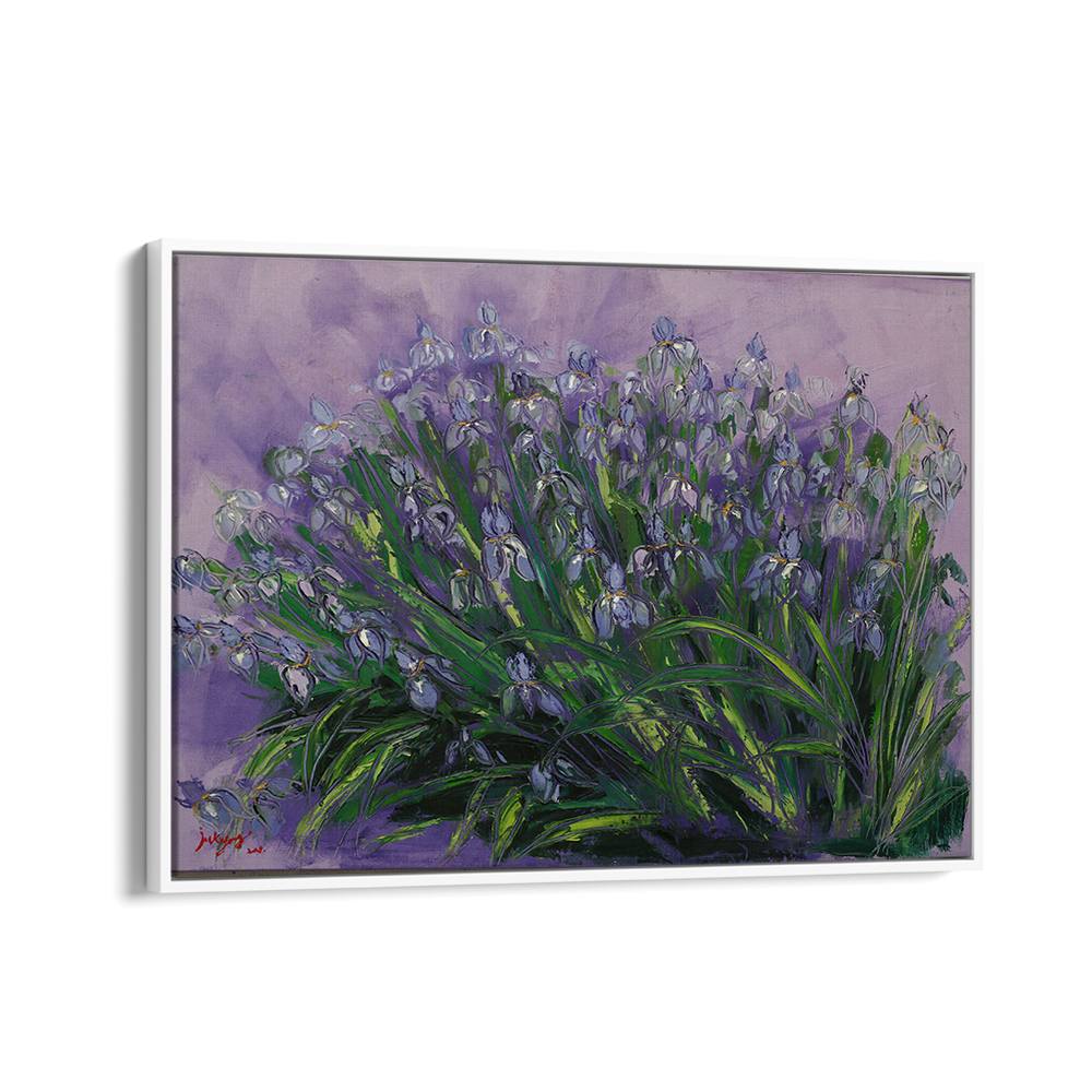 LUSH PURPLE IRISES