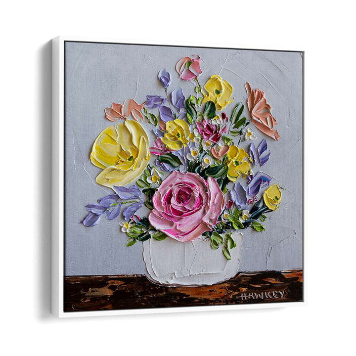 TEXTURED FLOWER STILL LIFE