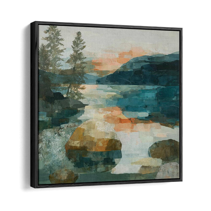 LAKE TAHOE SHORE WITH PINE TREES