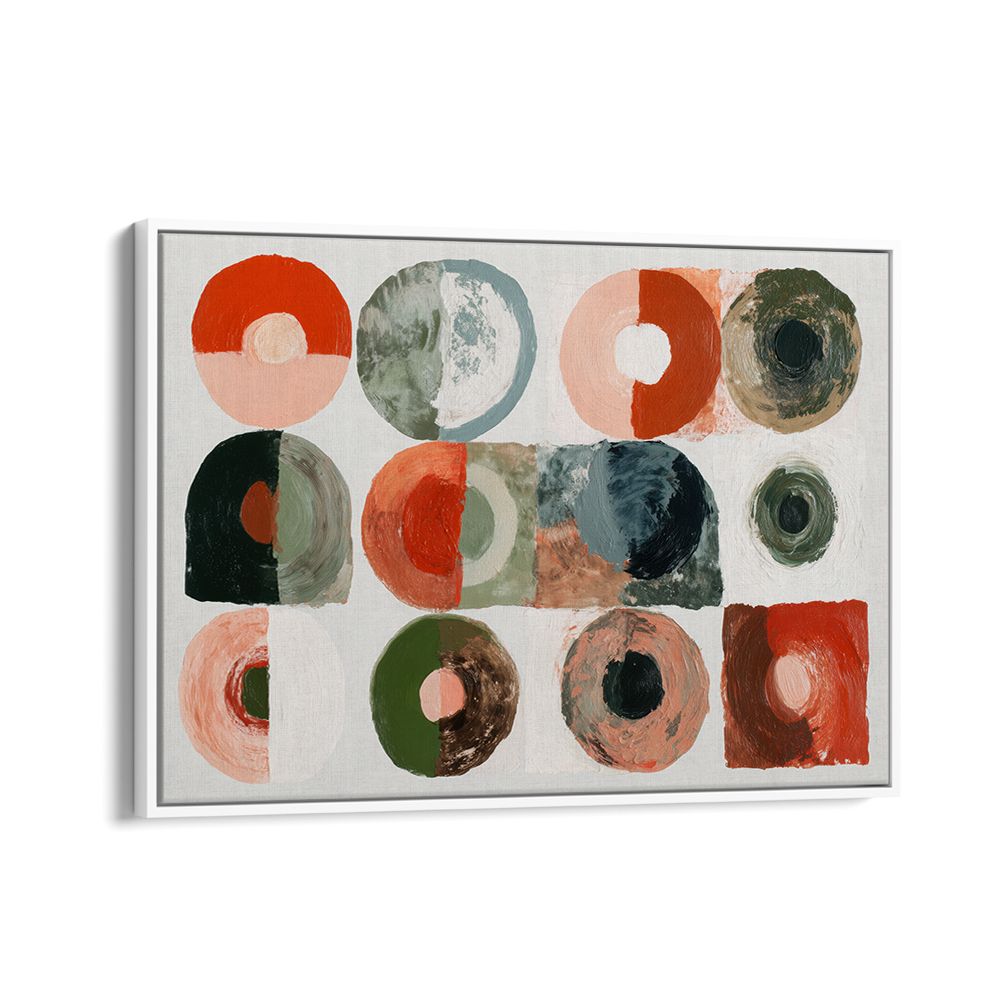 ABSTRACT CIRCLES IN EARTHY TONES