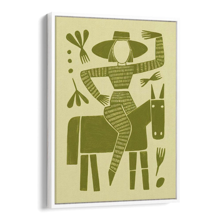 FOLK ART HORSE RIDER