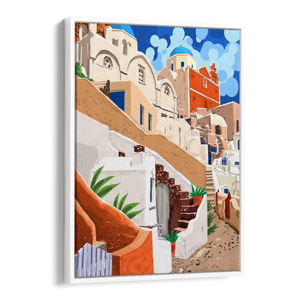SANTORINI BLUE DOMES
