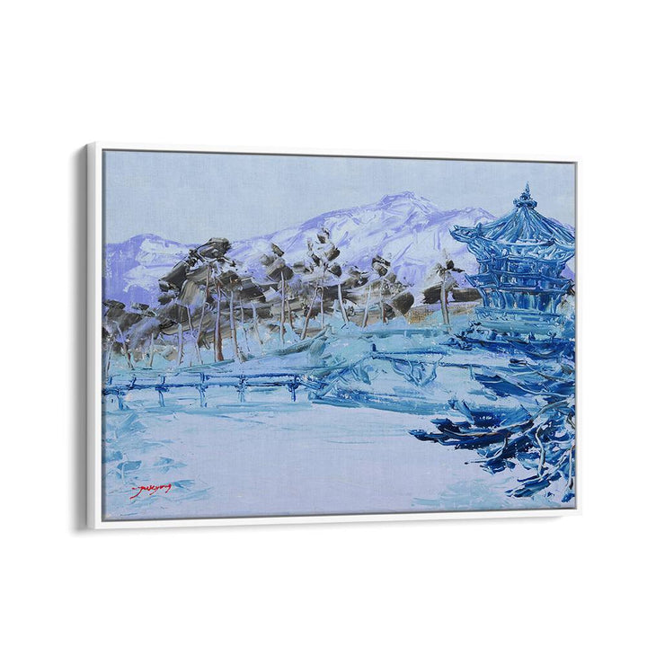 TRANQUIL BLUE WINTER PAGODA