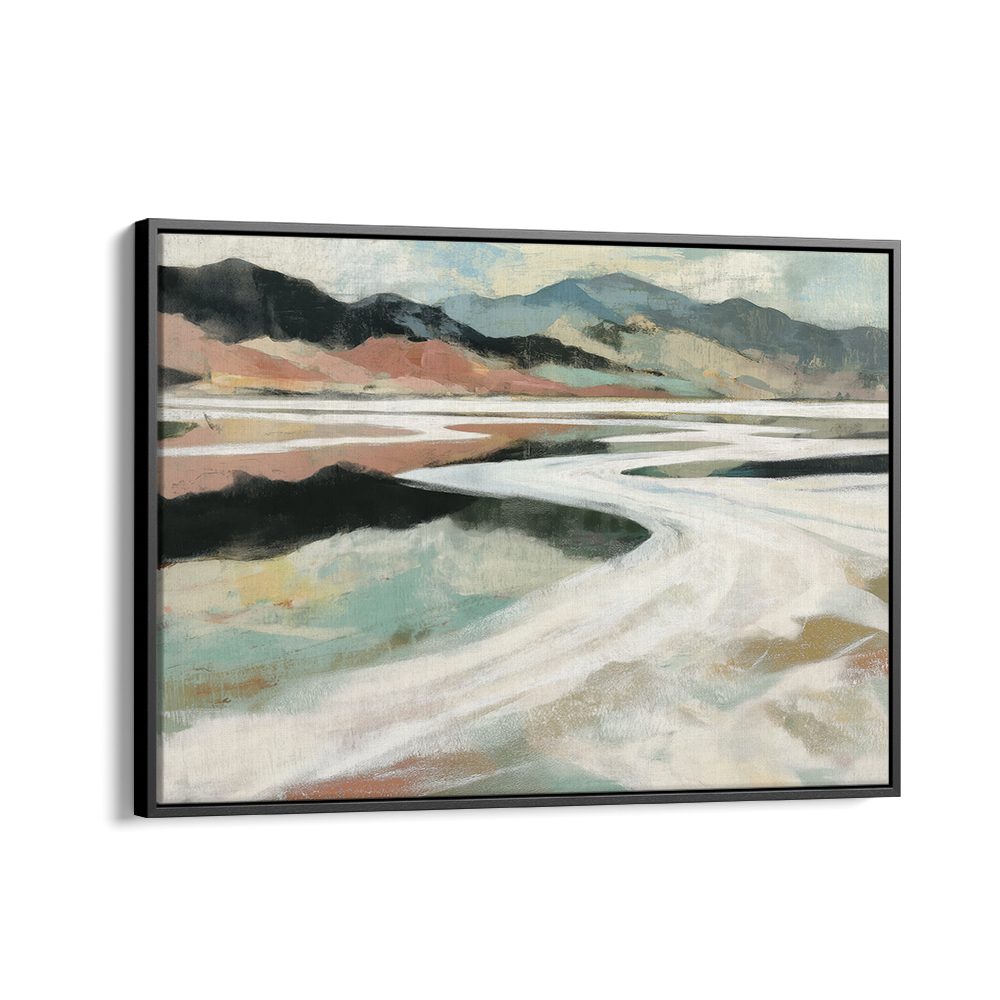 ABSTRACT DESERT SALT FLATS
