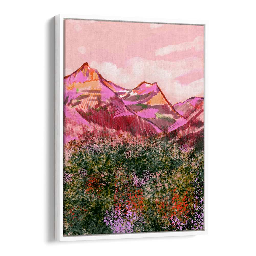 VIBRANT PINK MOUNTAINS