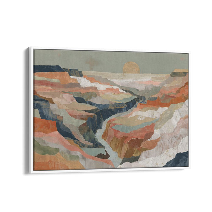 LAYERED CANYON AT SUNSET