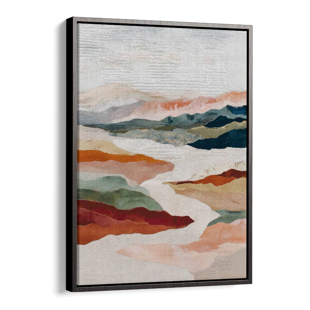 MOUNTAIN VALLEY WITH FLOWING RIVER