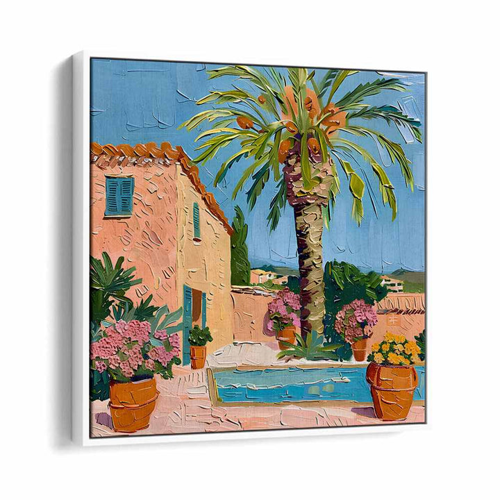 VIBRANT MEDITERRANEAN COURTYARD