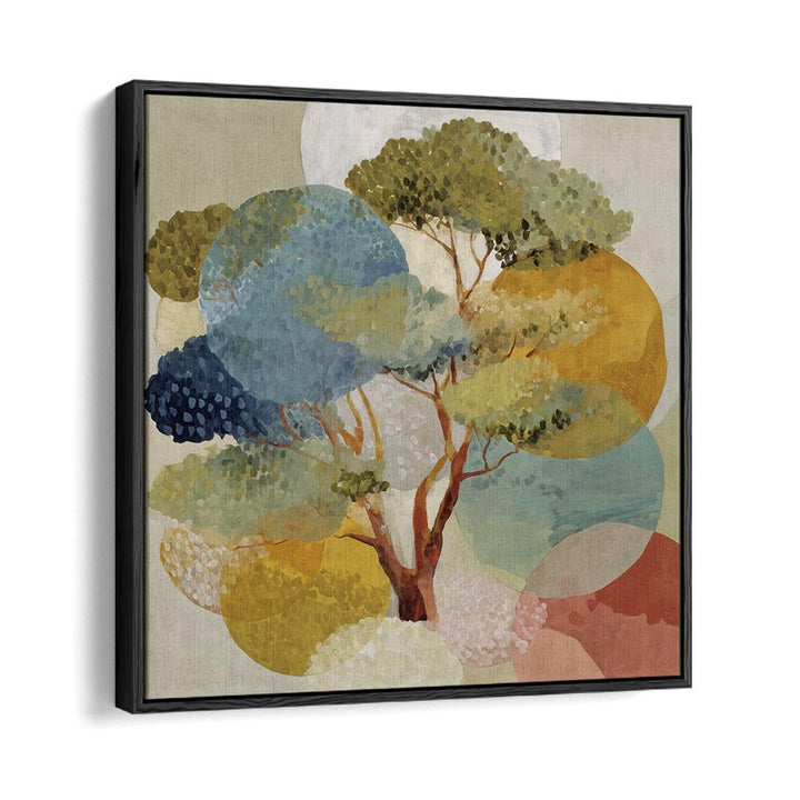 OAK WITH GEOMETRIC CIRCLES