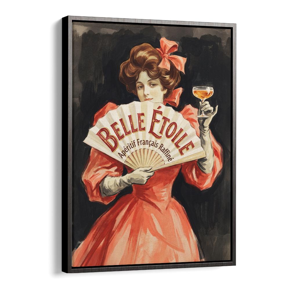 ELEGANT LADY WITH APERITIF