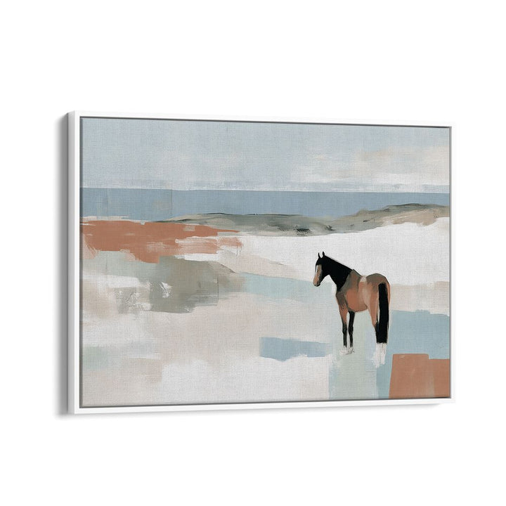 SOLITARY HORSE IN LANDSCAPE