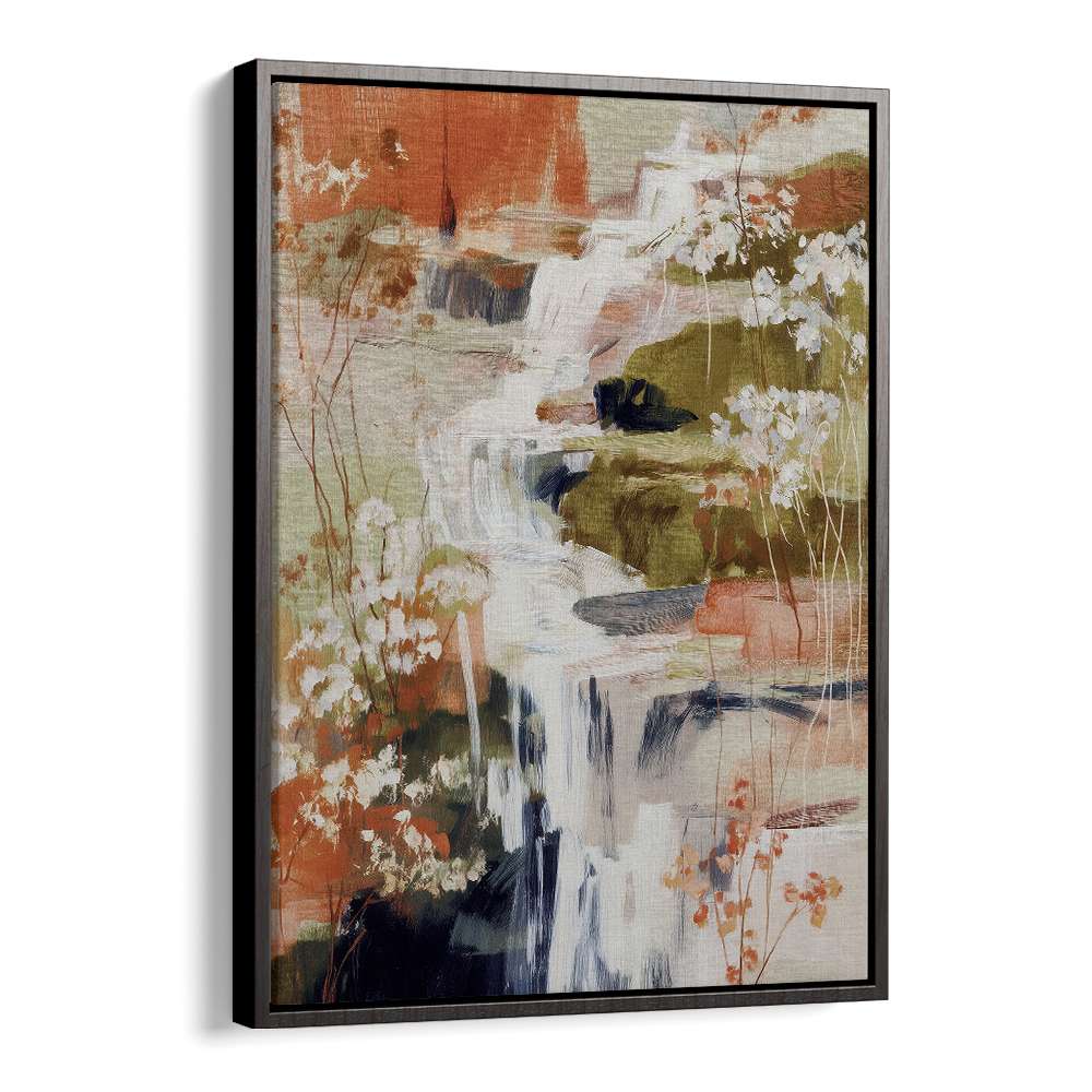 LAYERED WATERFALL WITH FLORALS
