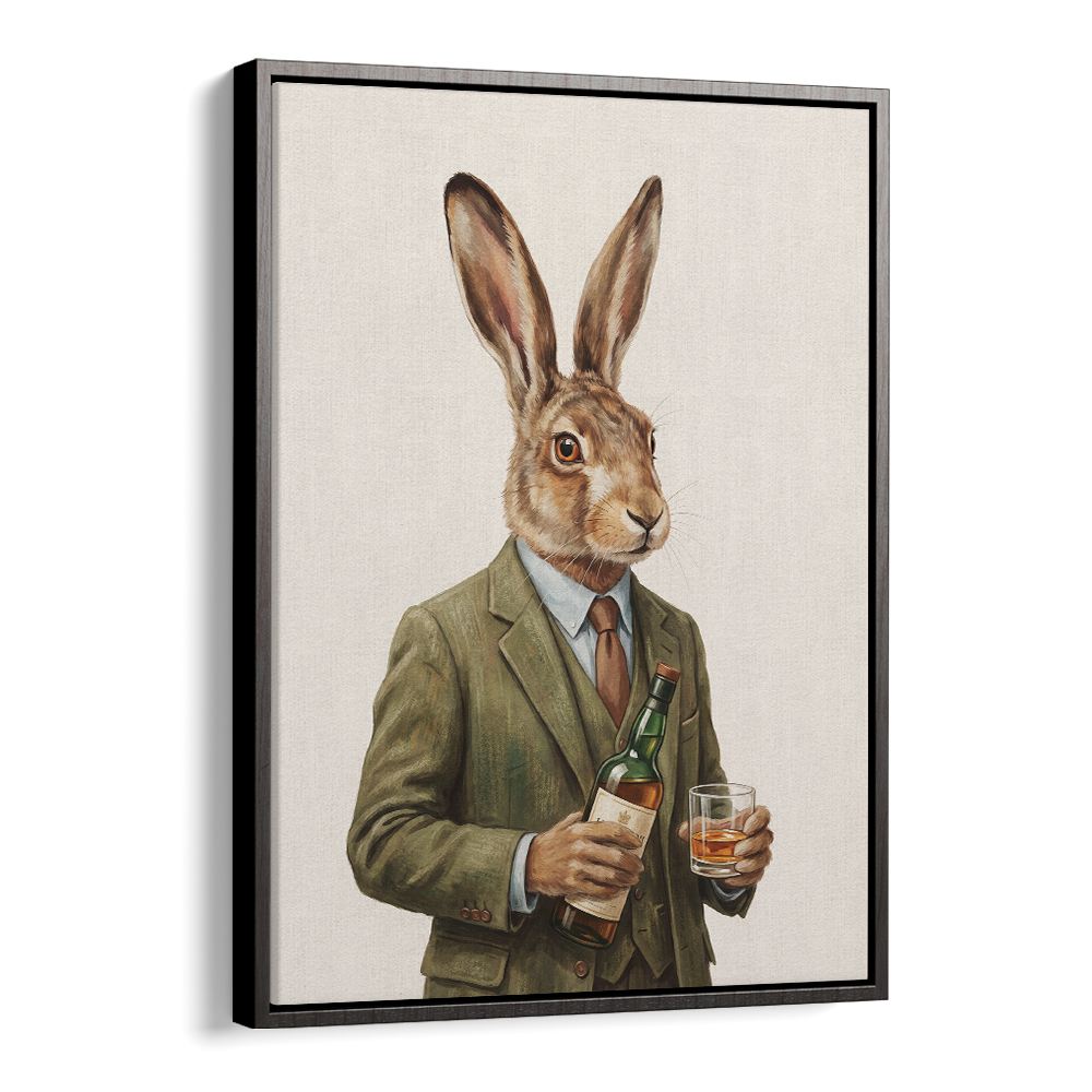 DAPPER HARE WITH WHISKEY