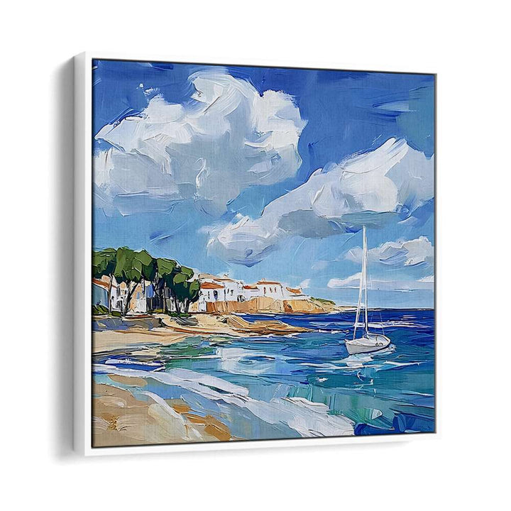 MEDITERRANEAN BEACH SAILBOAT