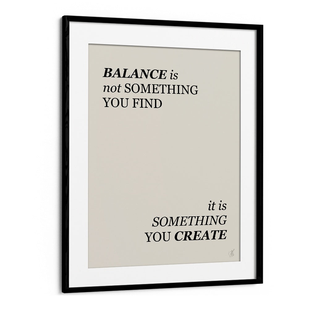 BALANCE IS CREATED