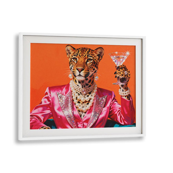 GLAMOROUS PINK LEOPARD MARTINI