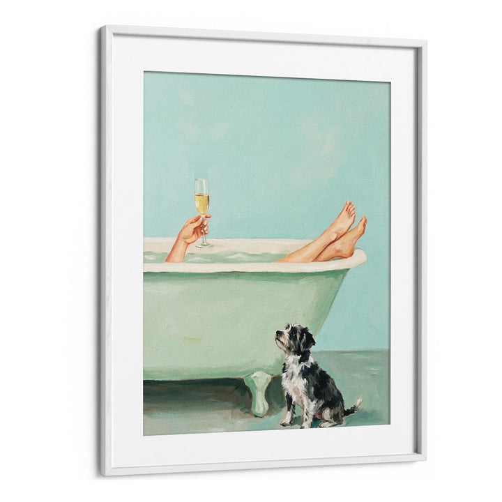 BATH TIME CHAMPAGNE DOG