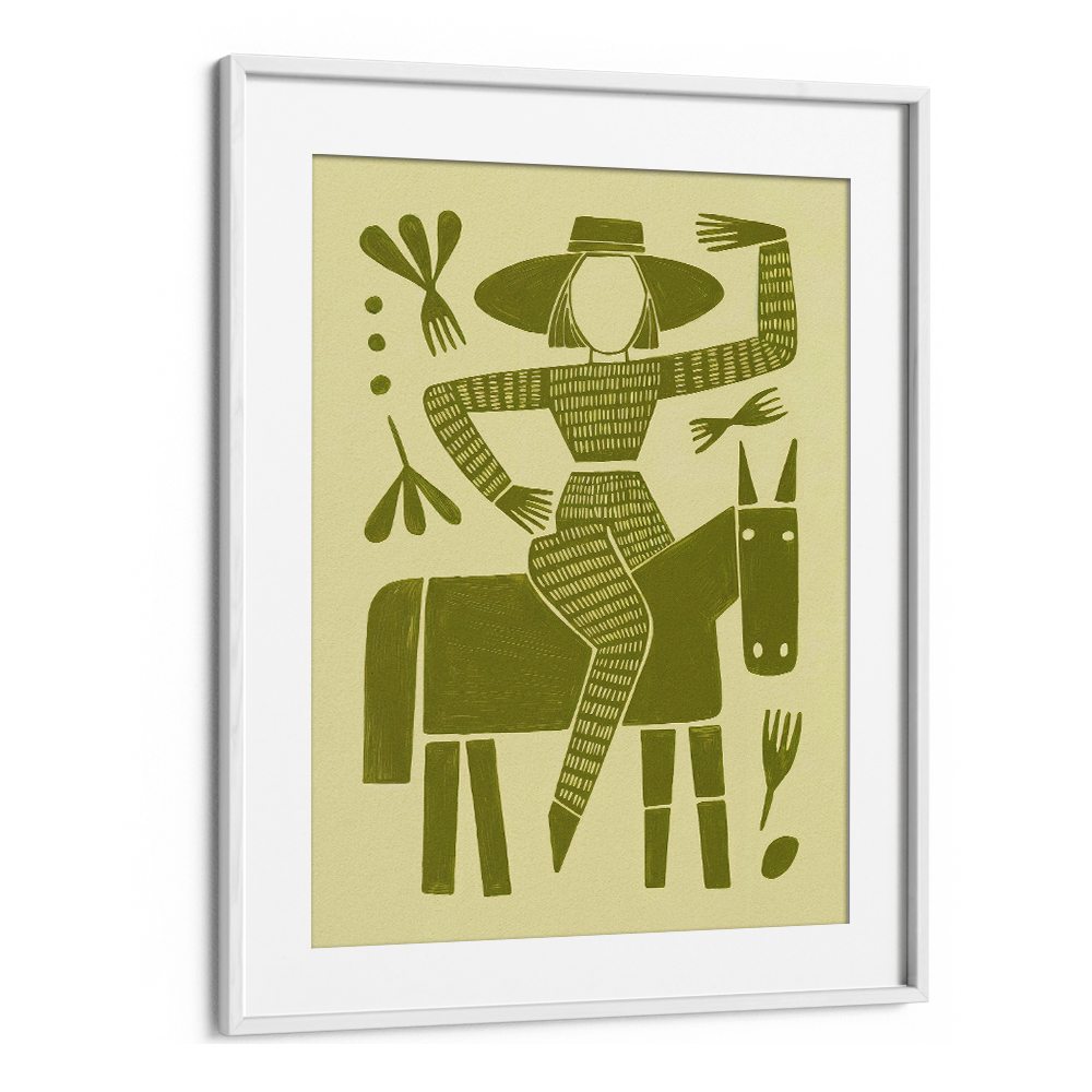 FOLK ART HORSE RIDER