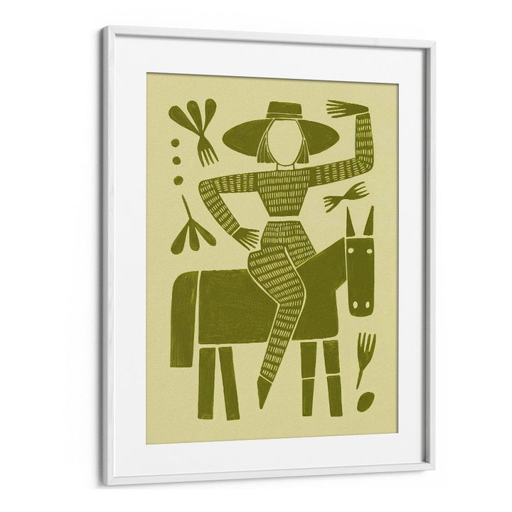 FOLK ART HORSE RIDER