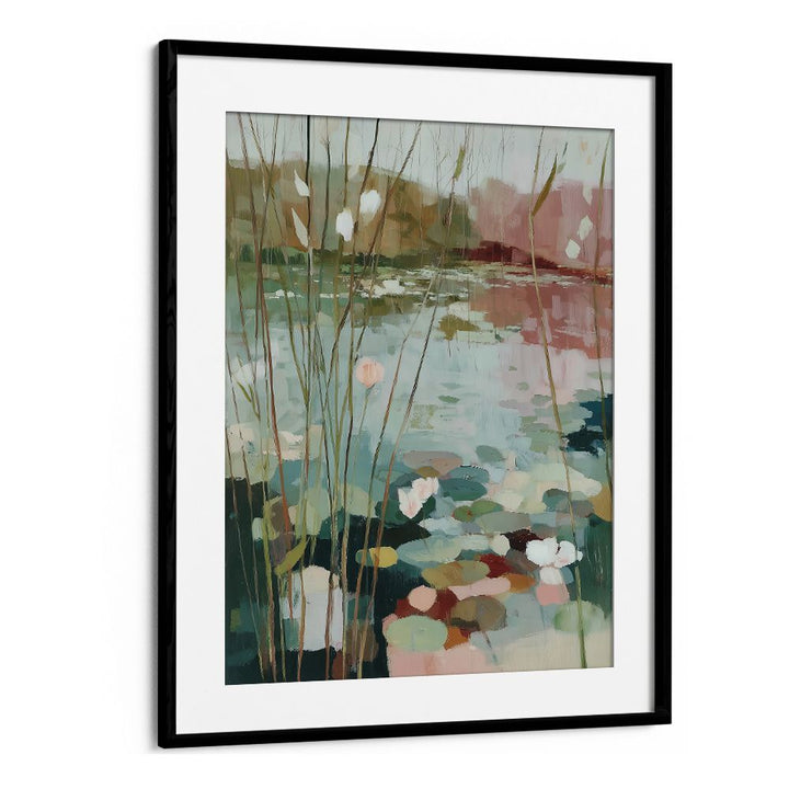 SPRING POND WITH WATER LILIES