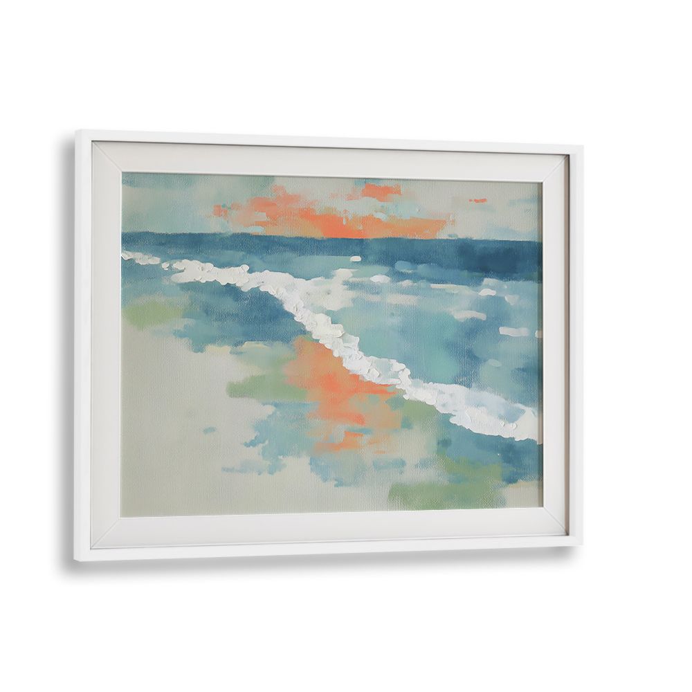 SUNSET REFLECTIONS ON SHORE