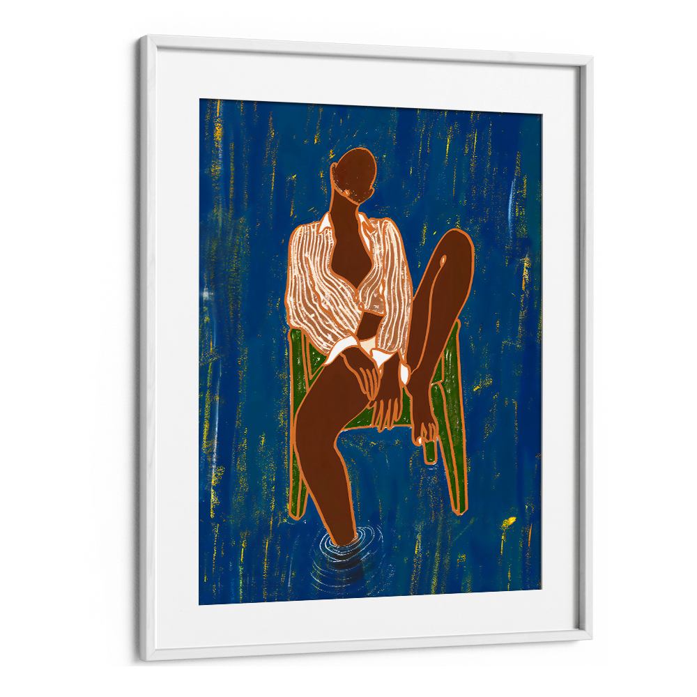 SERENE WOMAN IN WATER